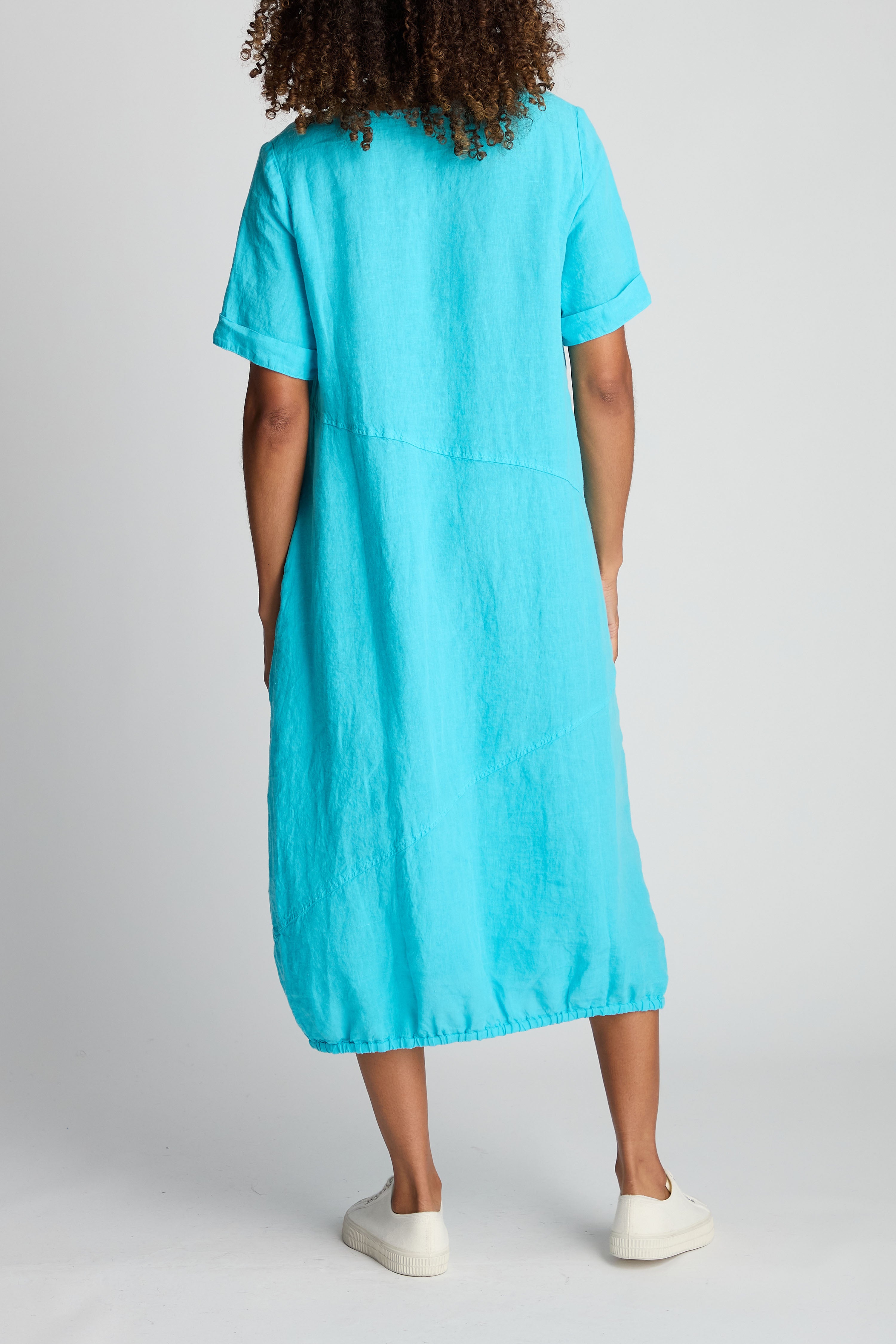 Organza Bubble Dress - Turquoise