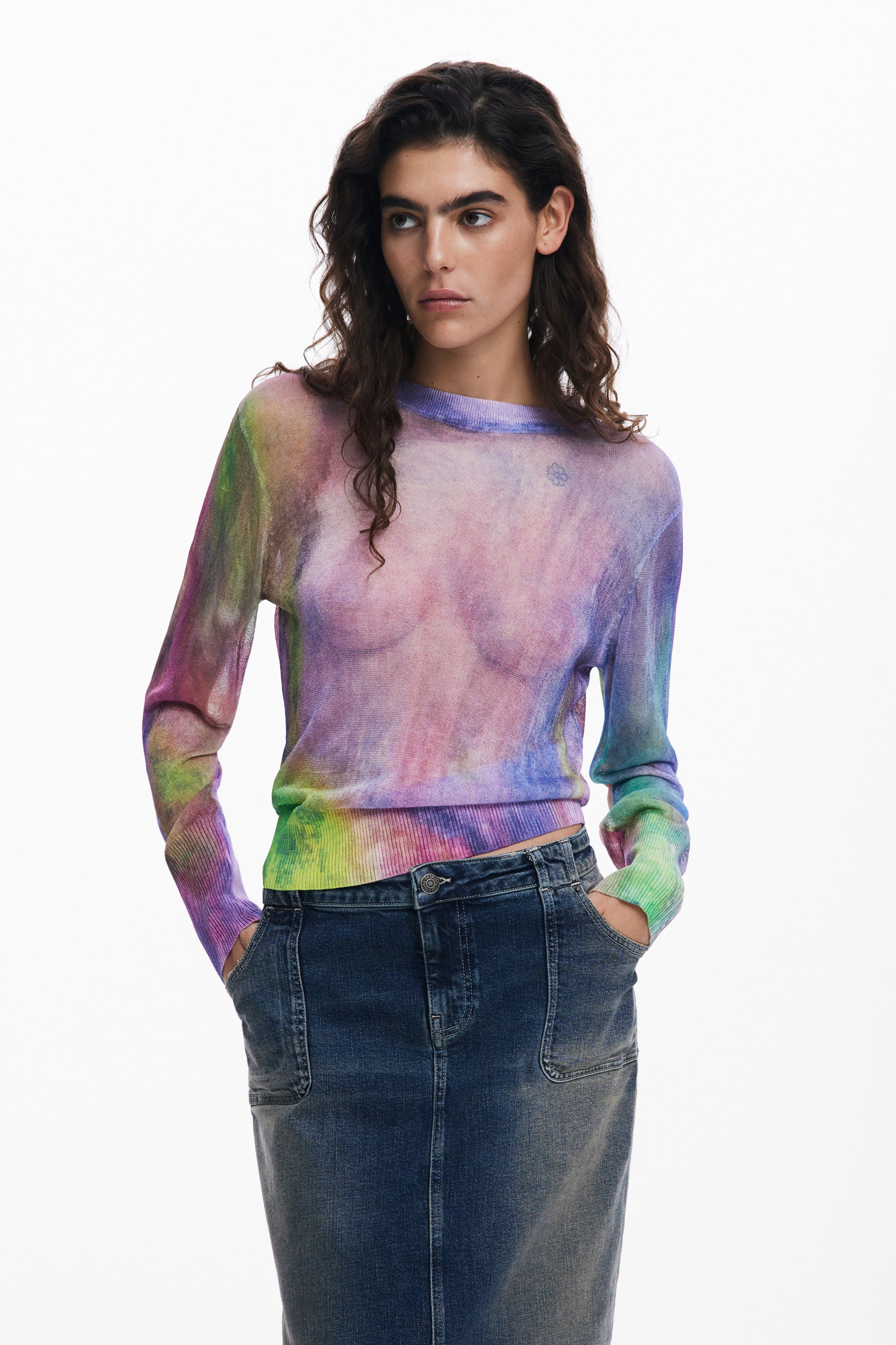 Fine Knit Top - Multi