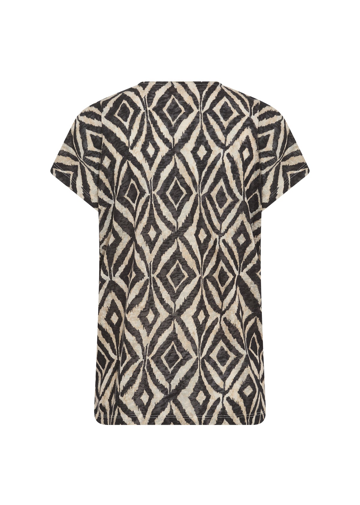 Aretha Graphic T-Shirt - Sand/Black