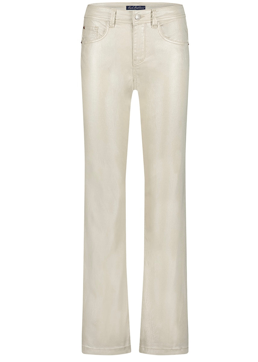 Colette Metallic Jeans - Pearl