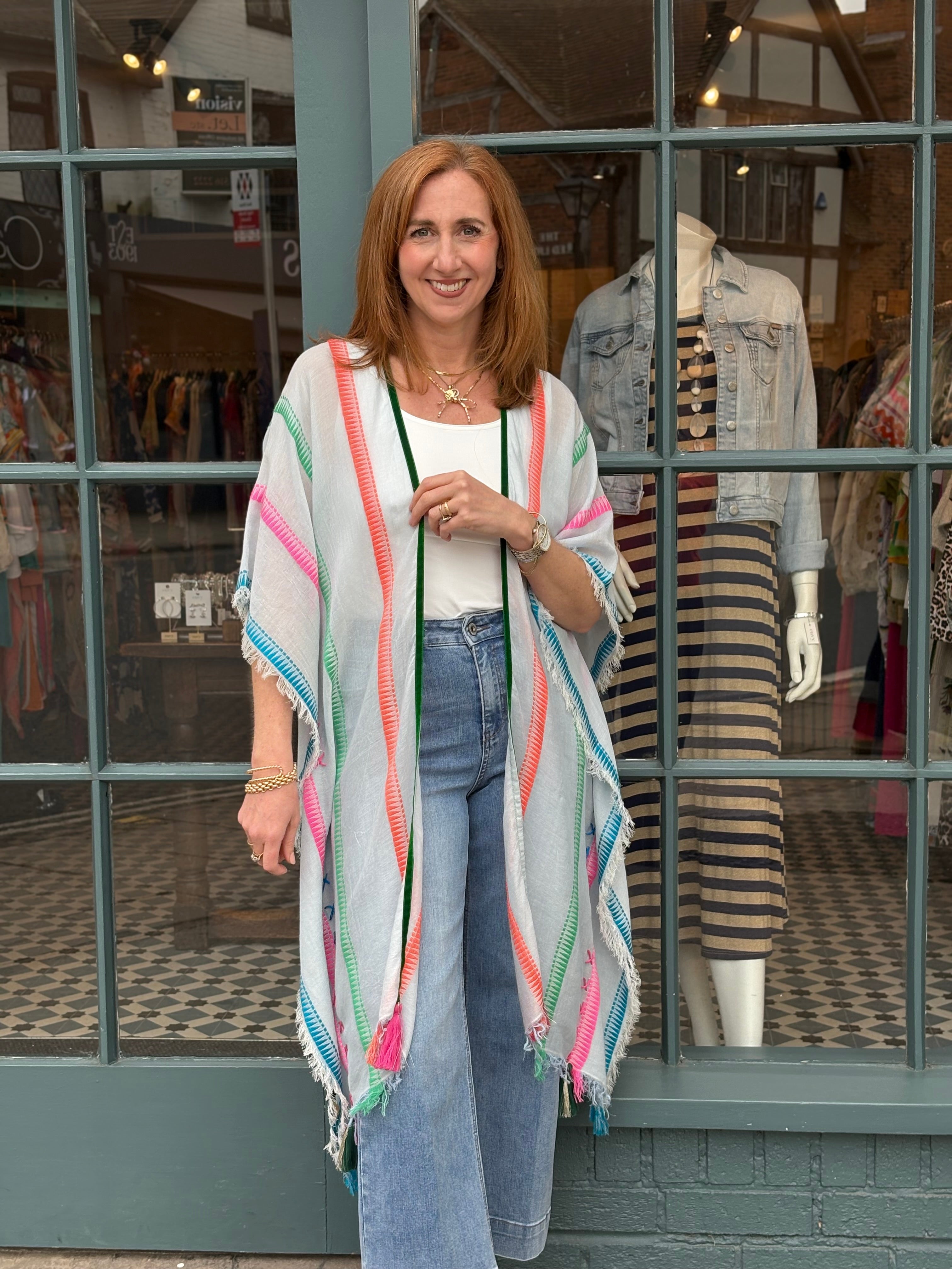 Kimono - Blue Multi