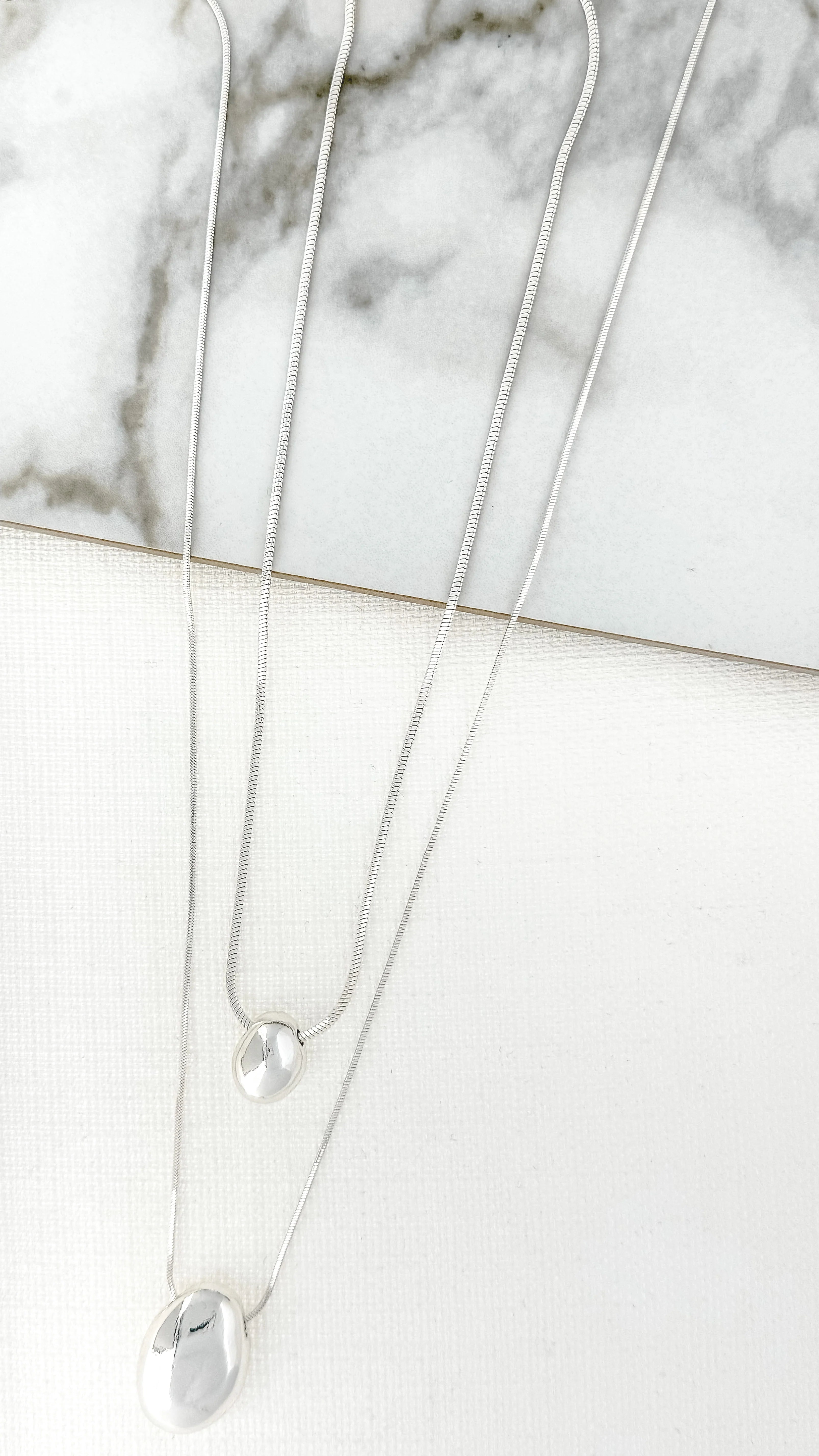 Layered Necklace - Silver