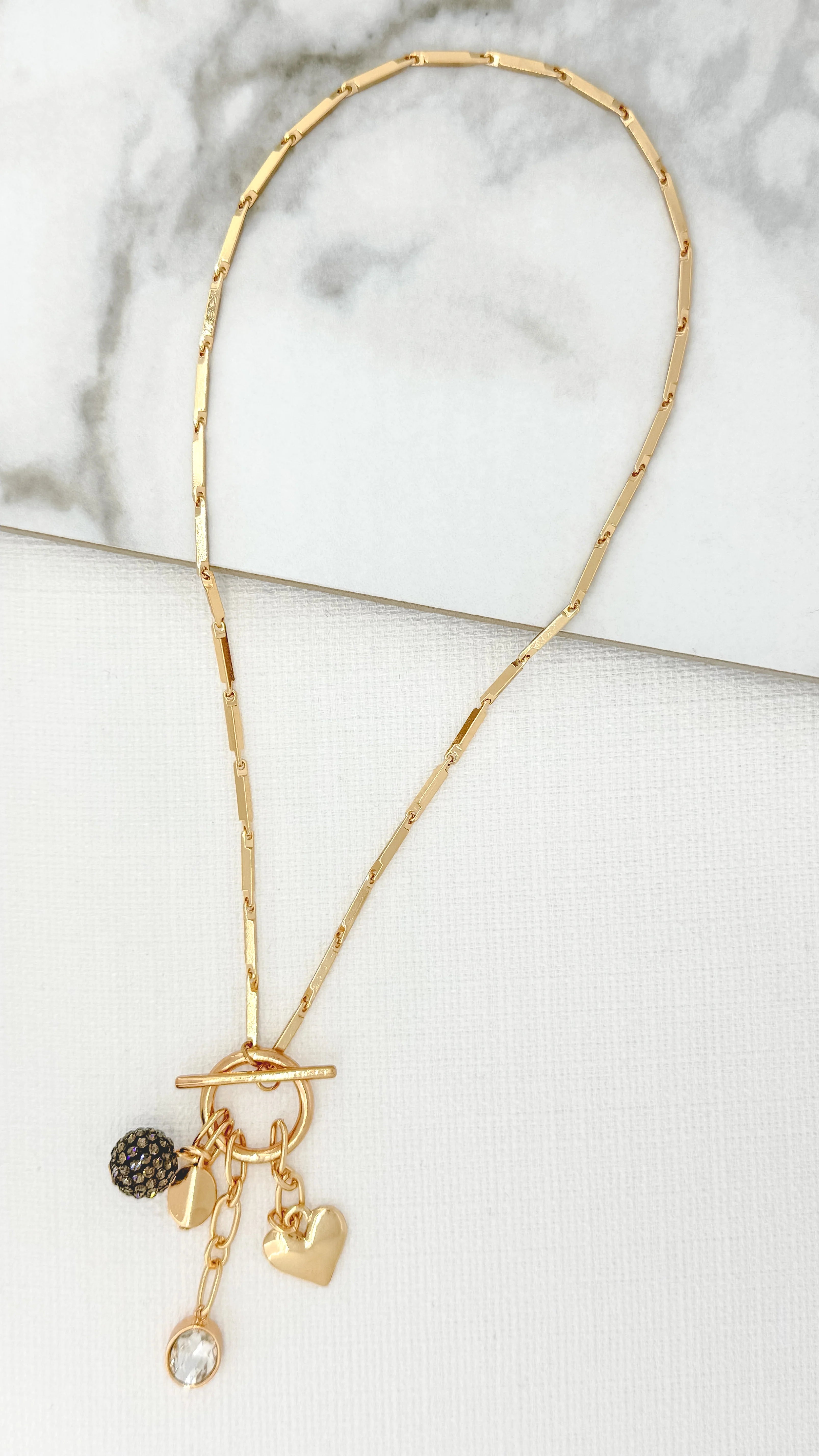 Charm Necklace - Gold