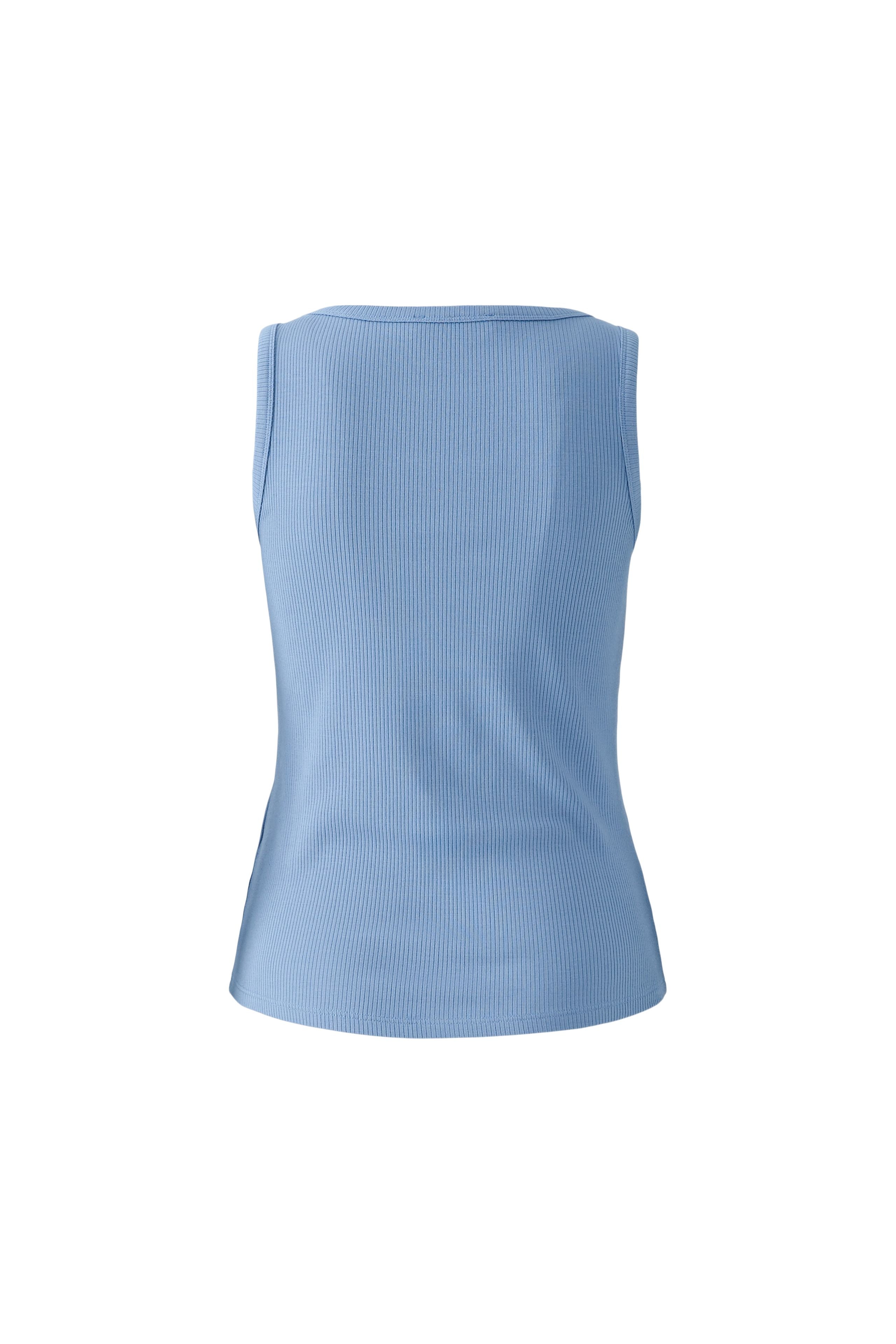 Ribbed Vest - Blue