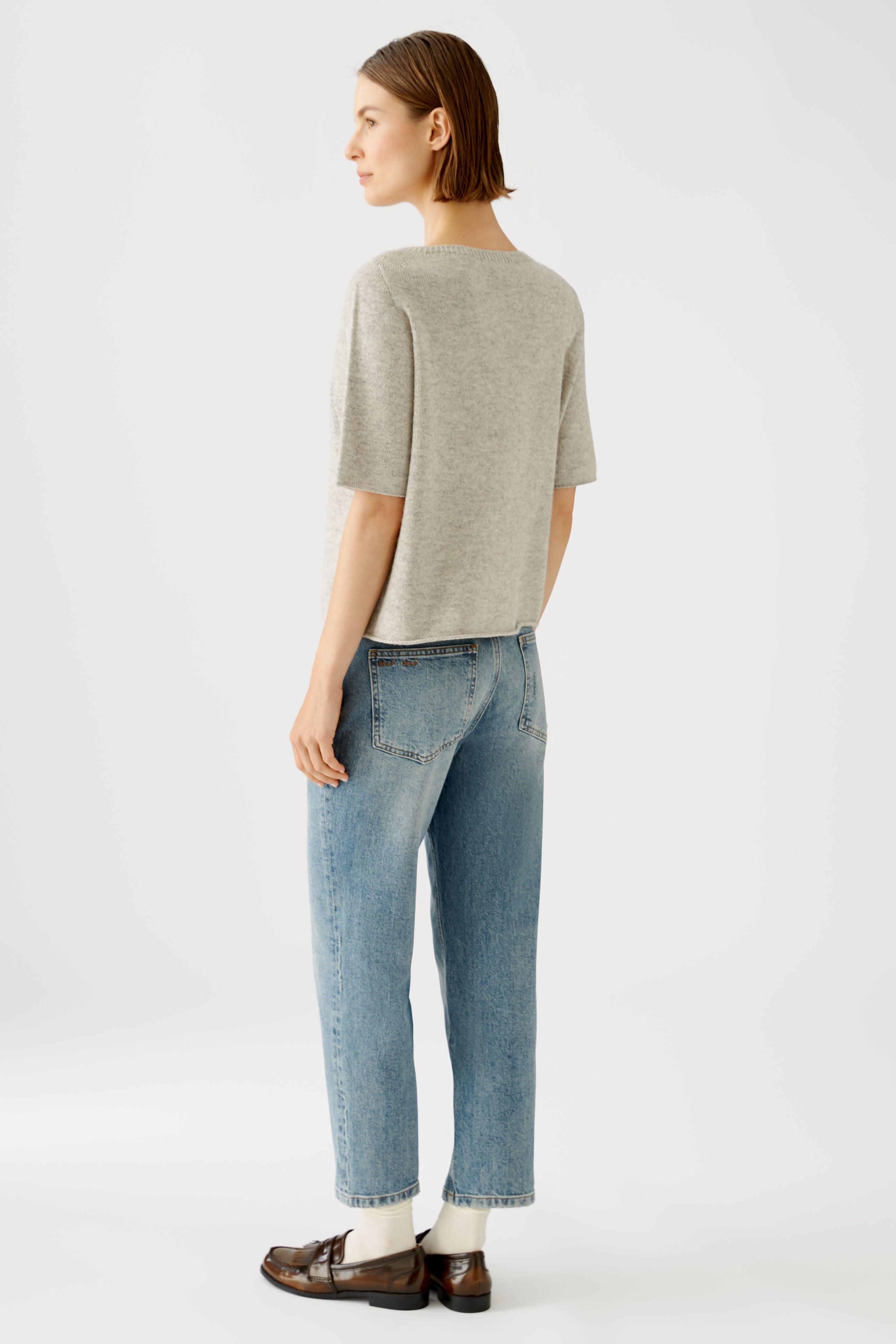 Slogan Jumper - Taupe
