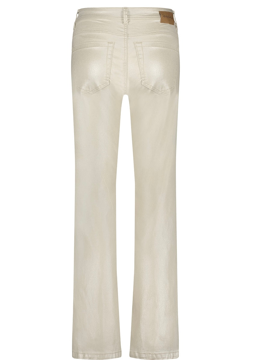 Colette Metallic Jeans - Pearl