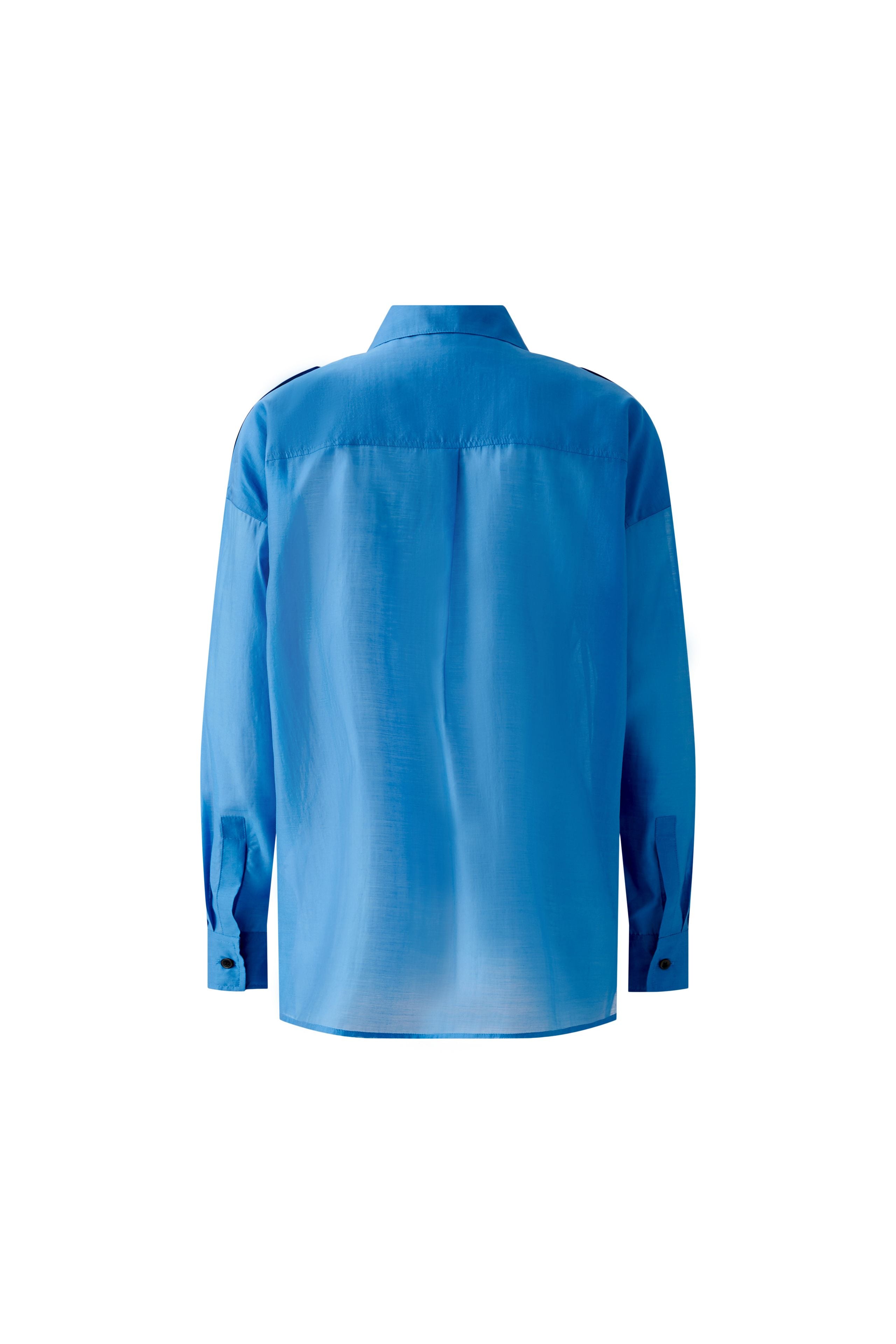 Sheer Pocket Shirt - Blue