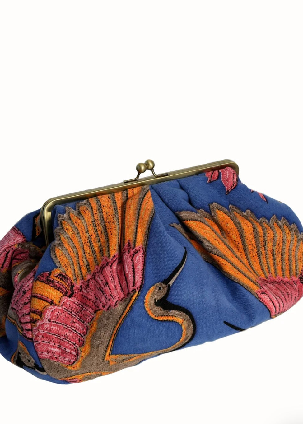 Crane Clasp Bag - Colbalt Blue