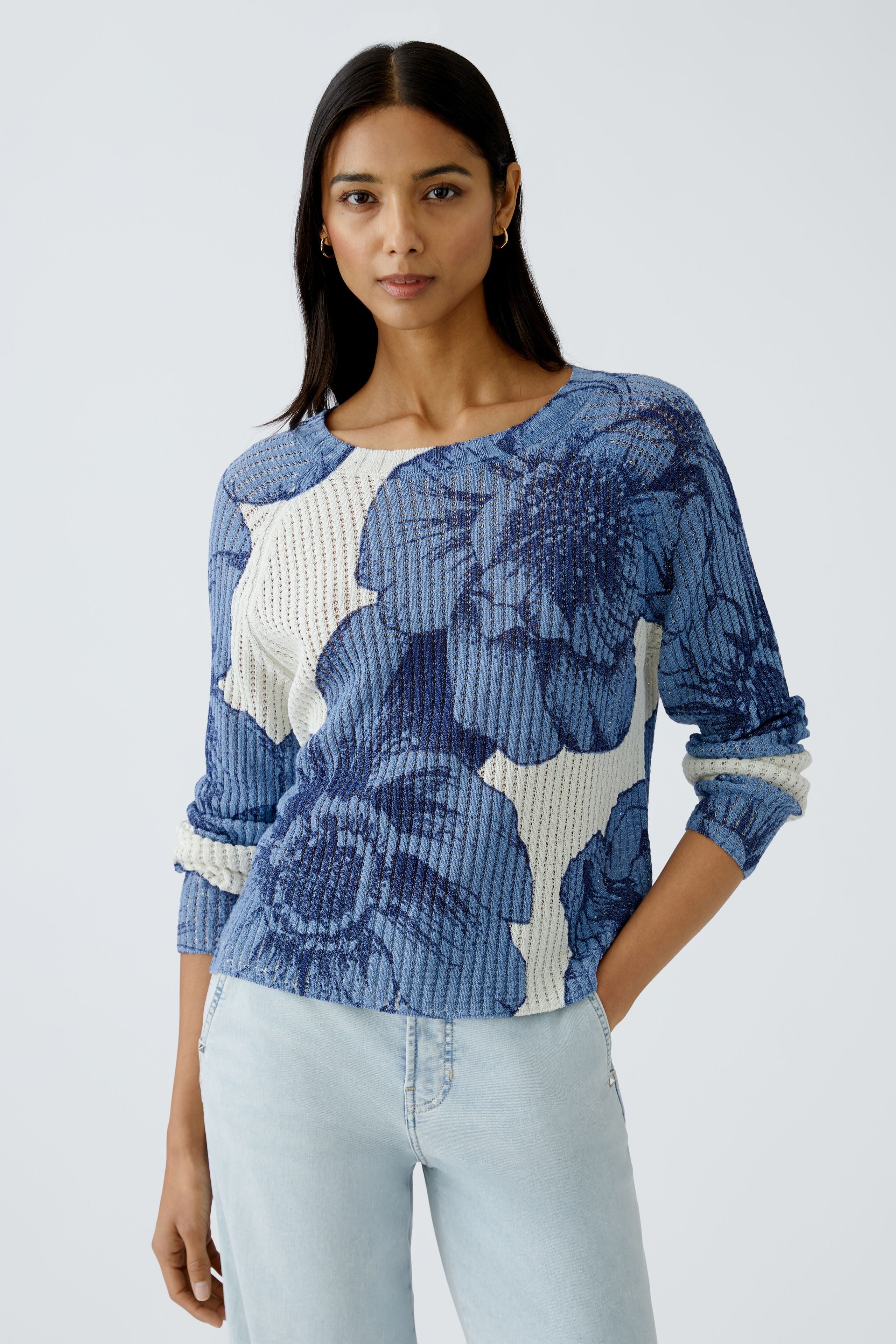 Floral Jumper - Blue