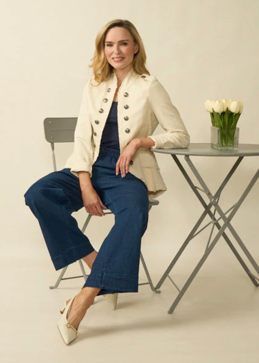 Military Jacket - Cream