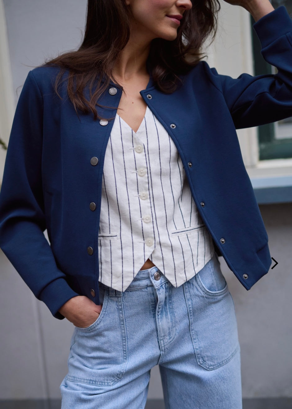 Bomber Jacket - Dark Blue
