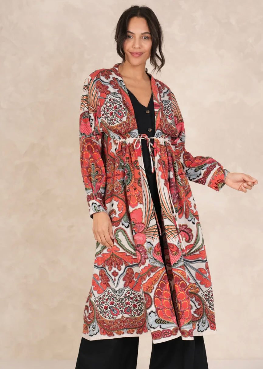Fiesta Duster Jacket - Orange