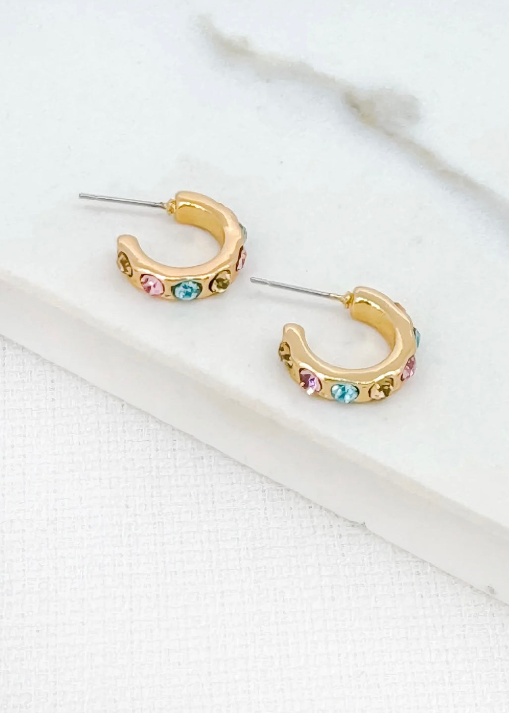 Multicolour Hoop - Gold