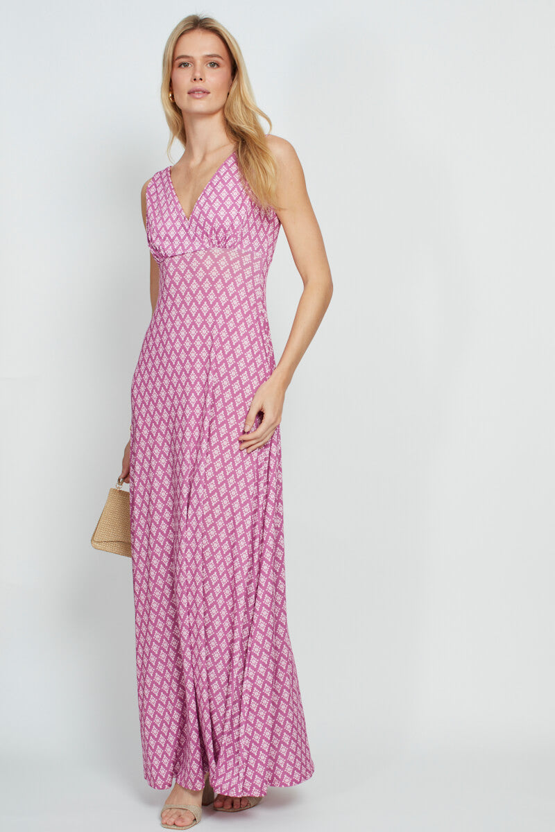 Brigette Dress - Diamond Pink
