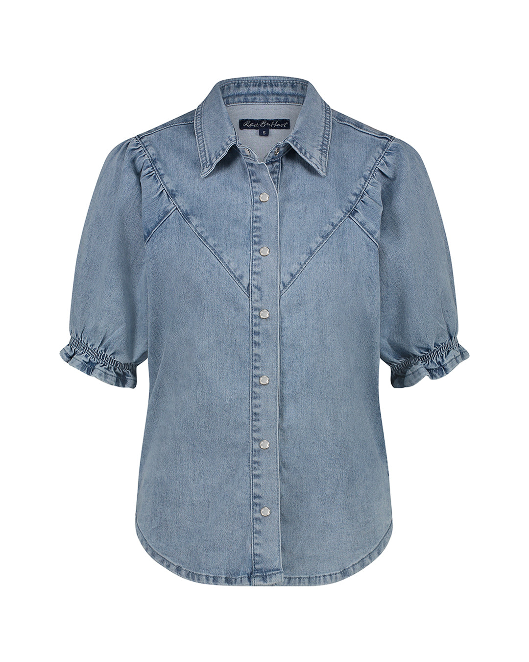 Victoria Blouse - Light Stone Denim