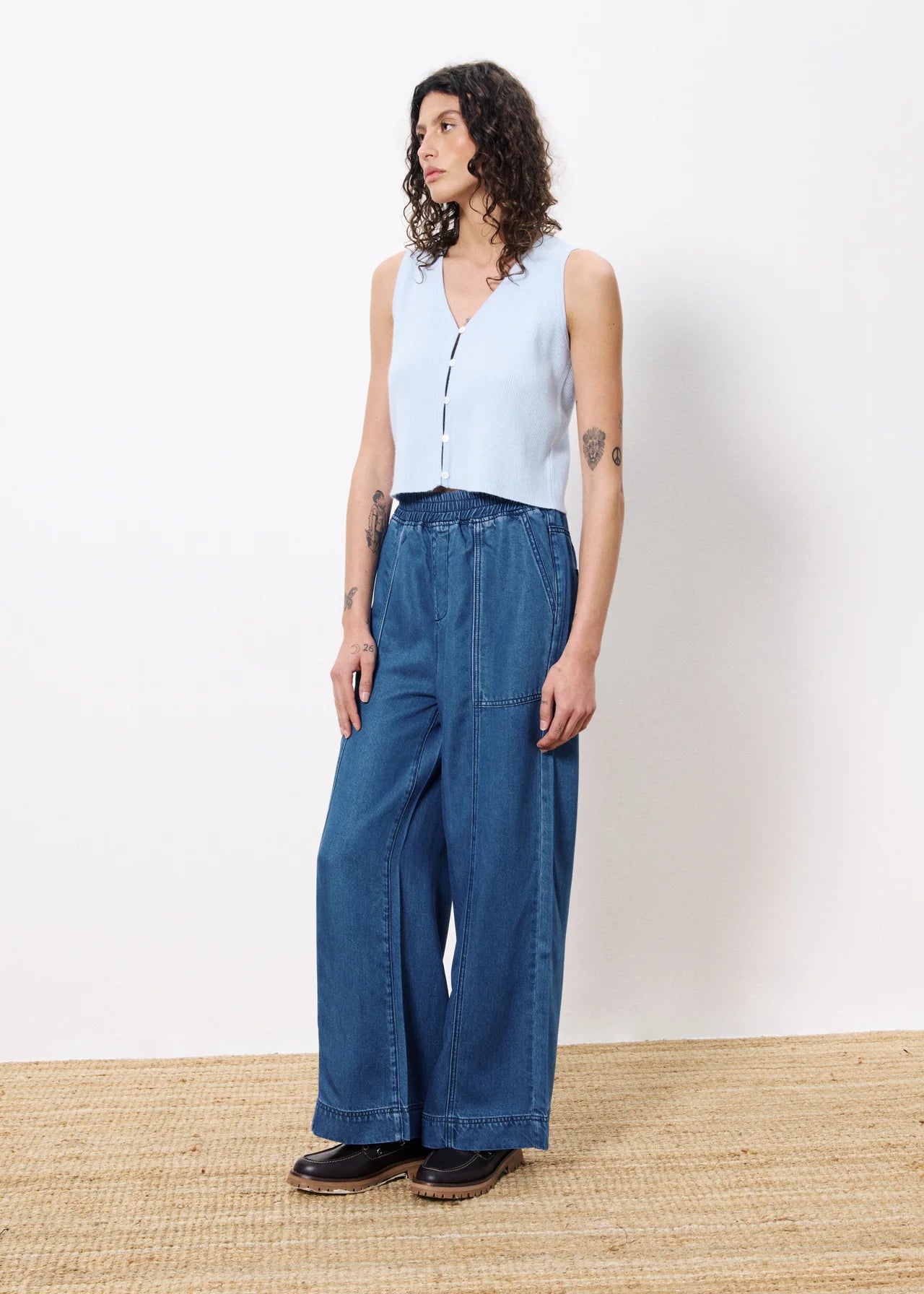 Maurane Top - Light Blue