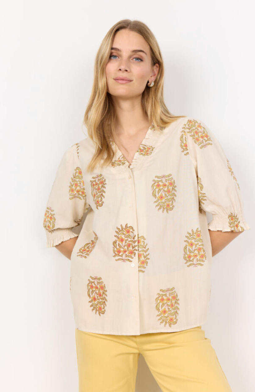 Pompeia Blouse - Cream