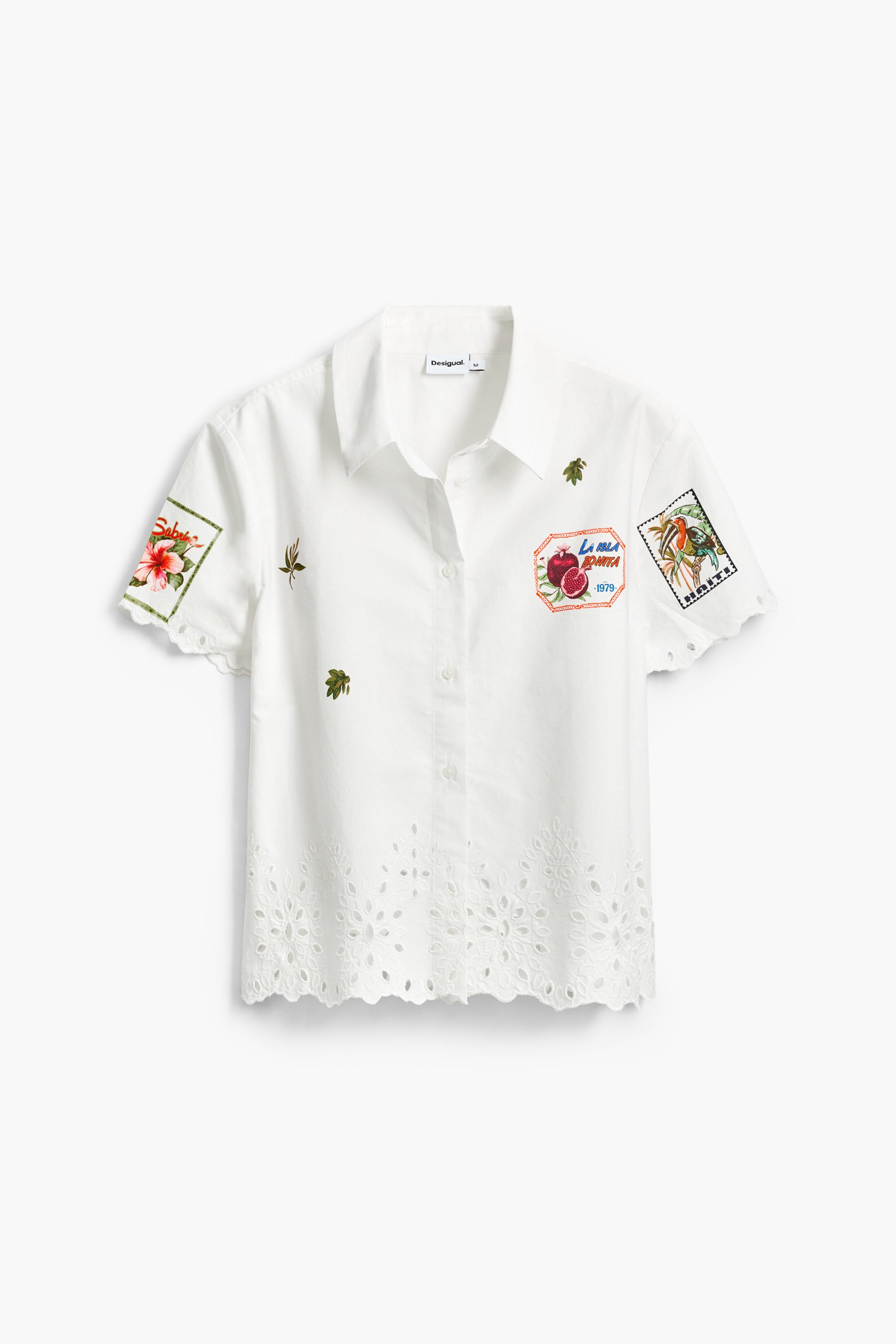 Motif Shirt - White