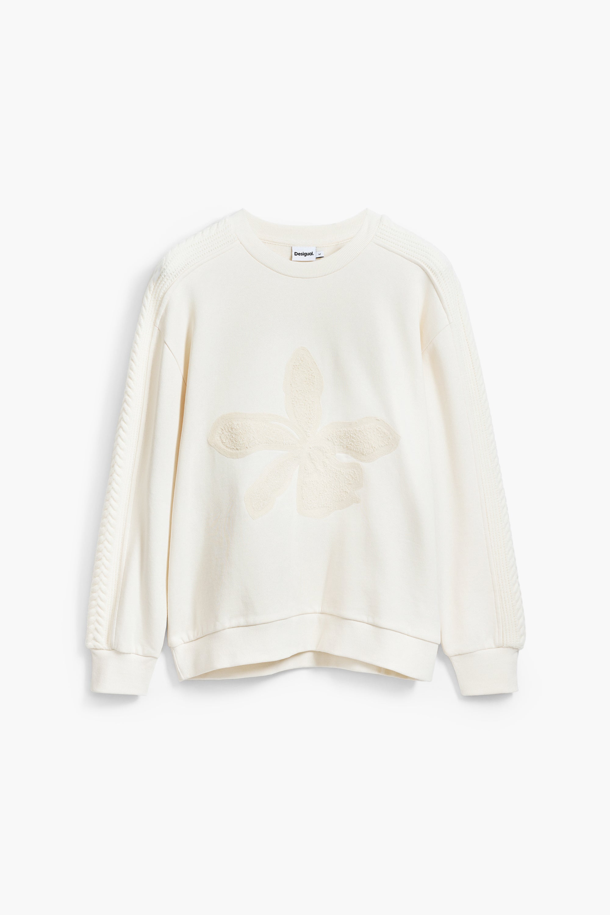 Flower Sweatshirt - Cream