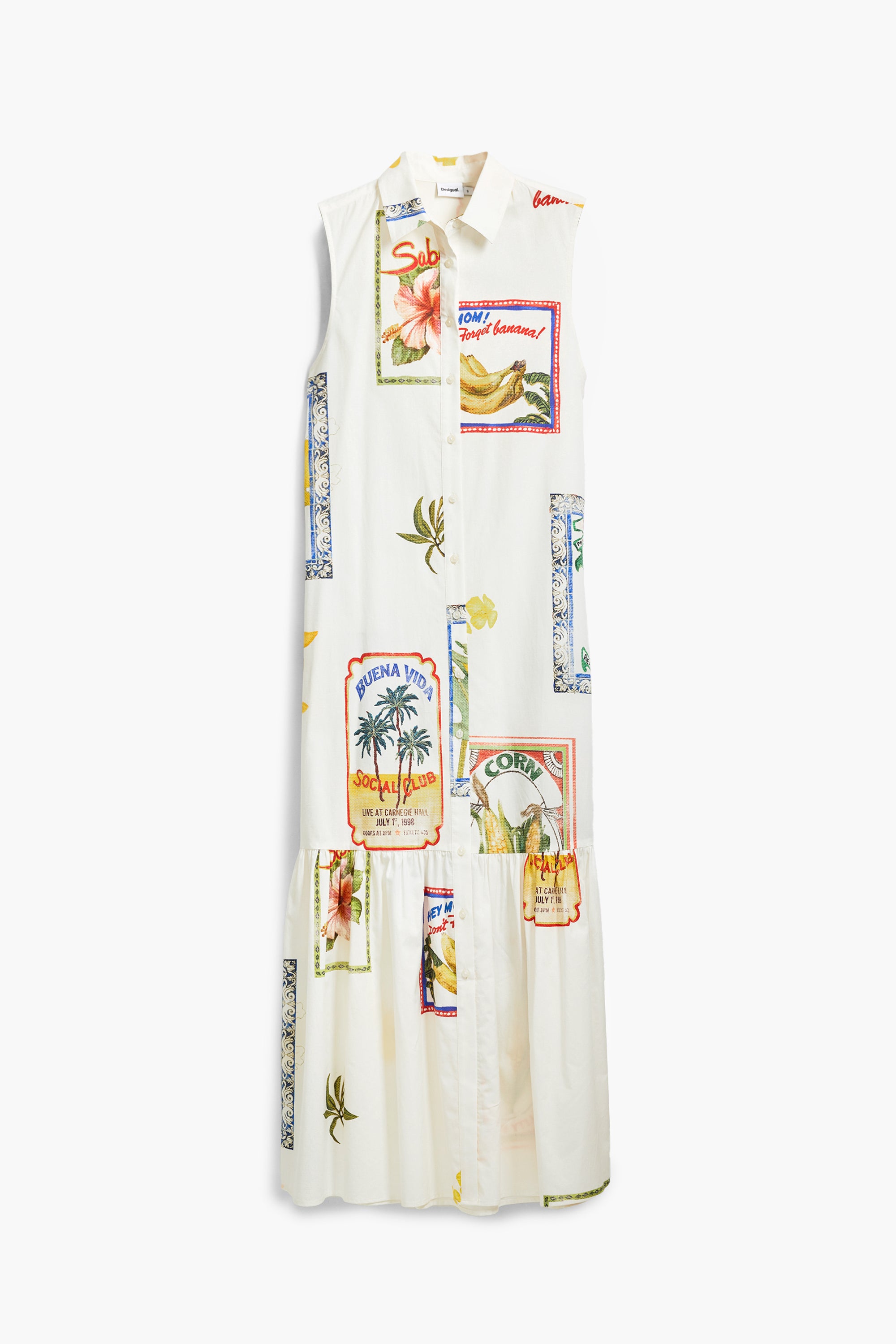 Shirt Dress - White