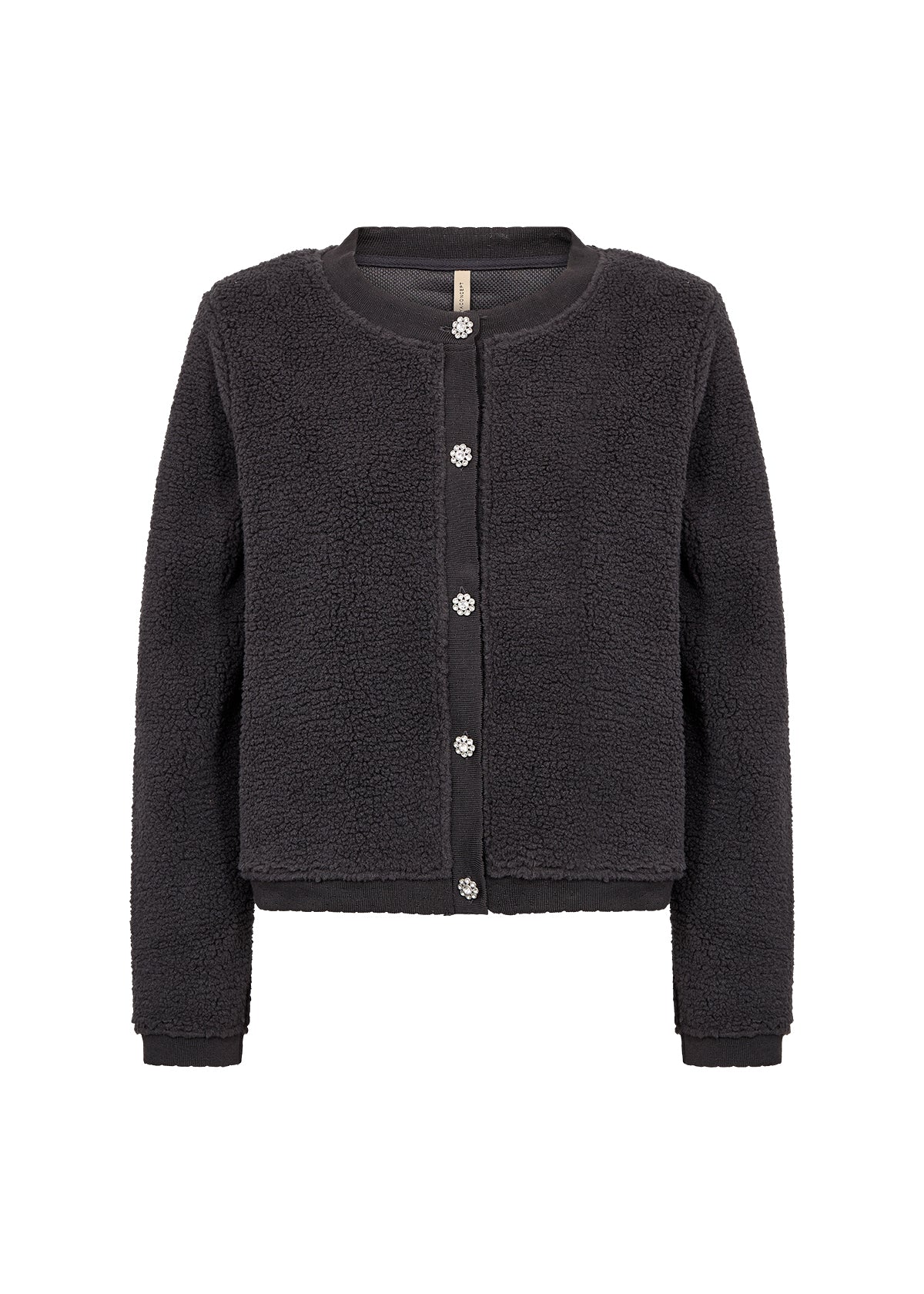 Onyx Textured Jacket - Dark Grey