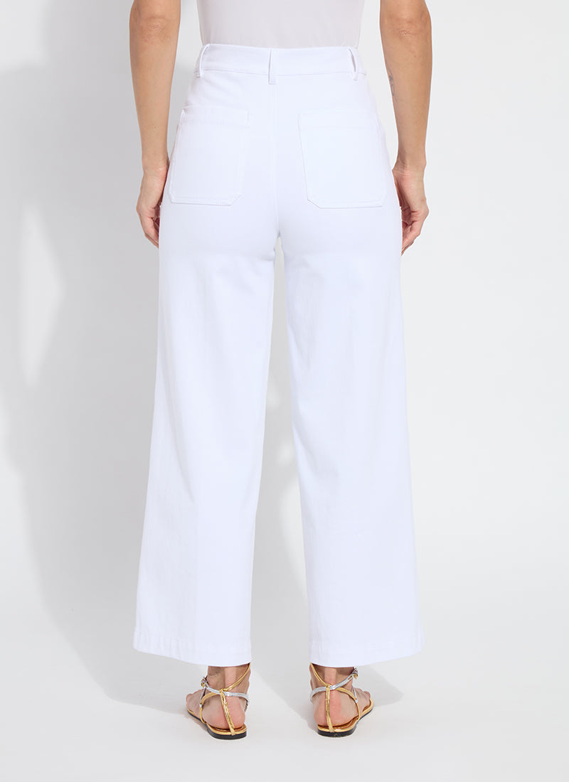 Mallory Wide Leg  - White