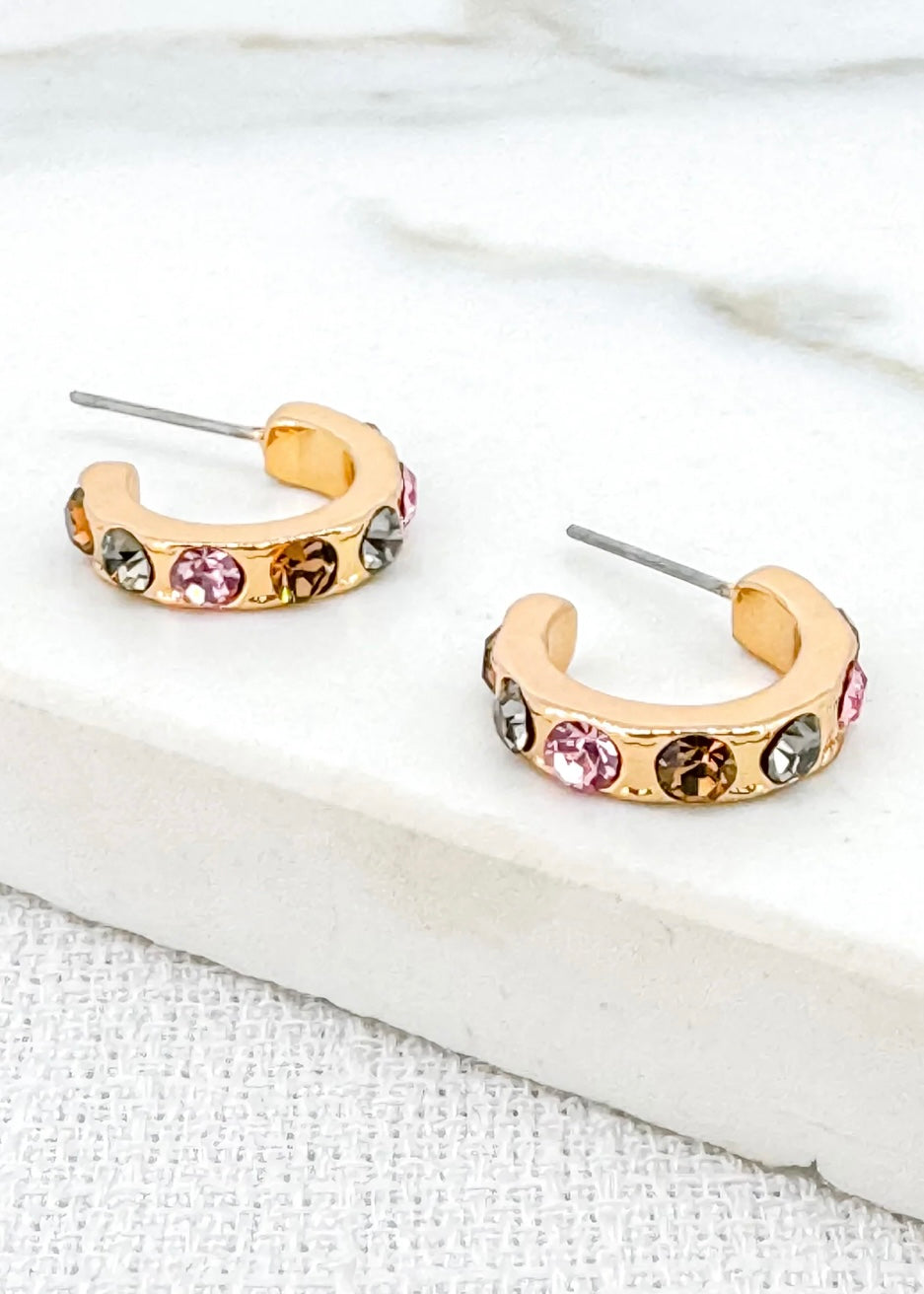 Multicolour Hoop - Gold