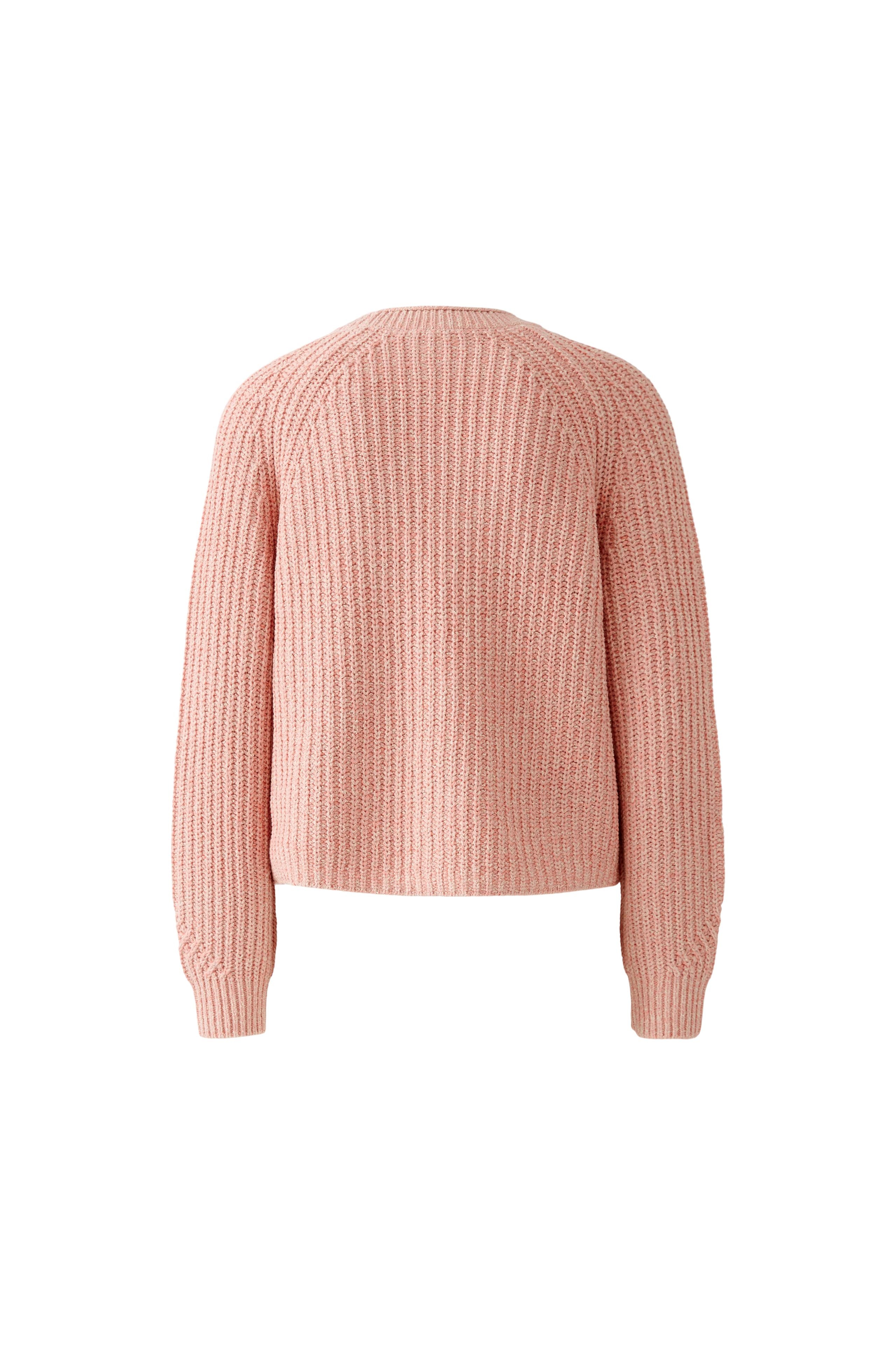 Cable Knit Cardigan - Pink