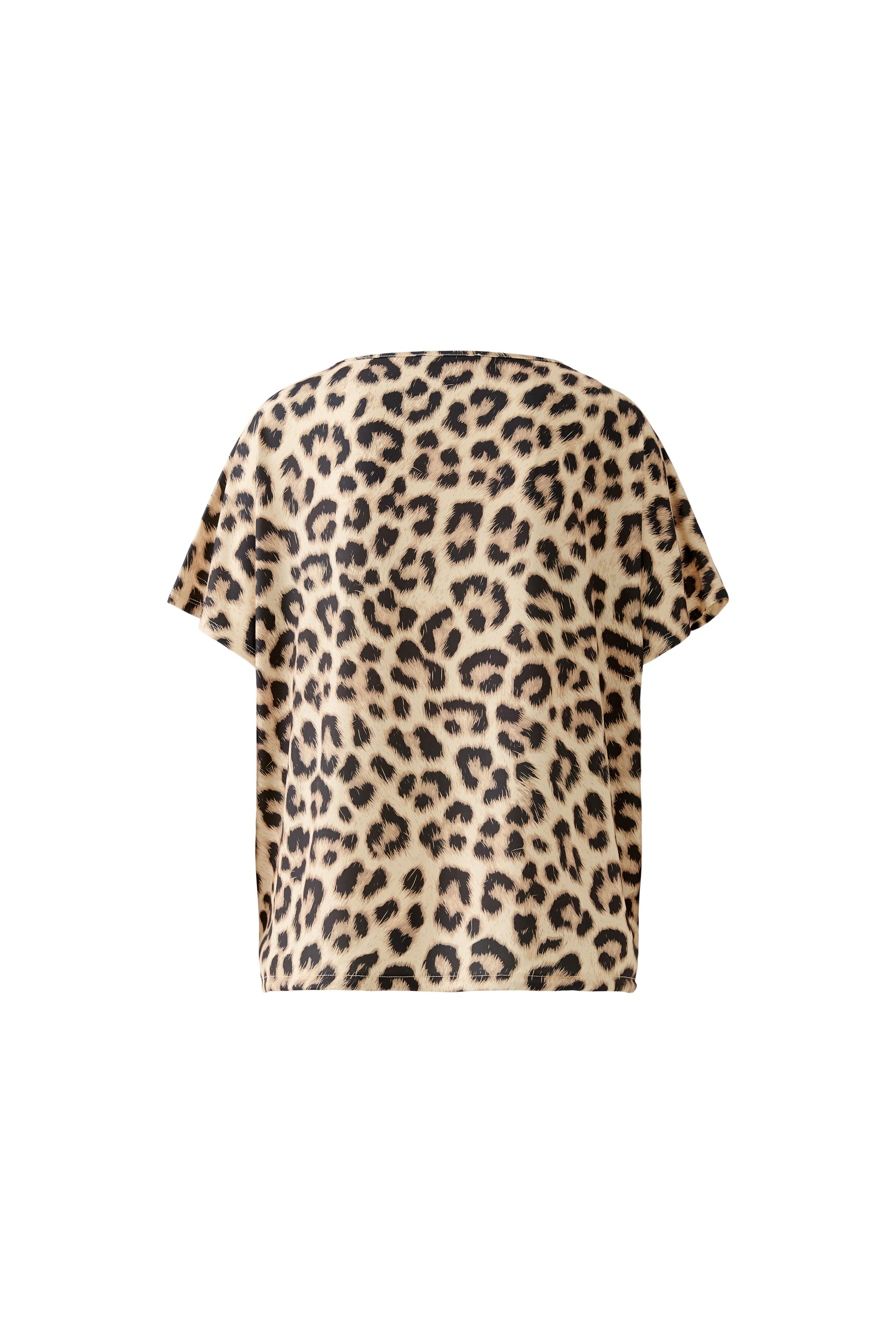 Drawstring Top - Leopard Print