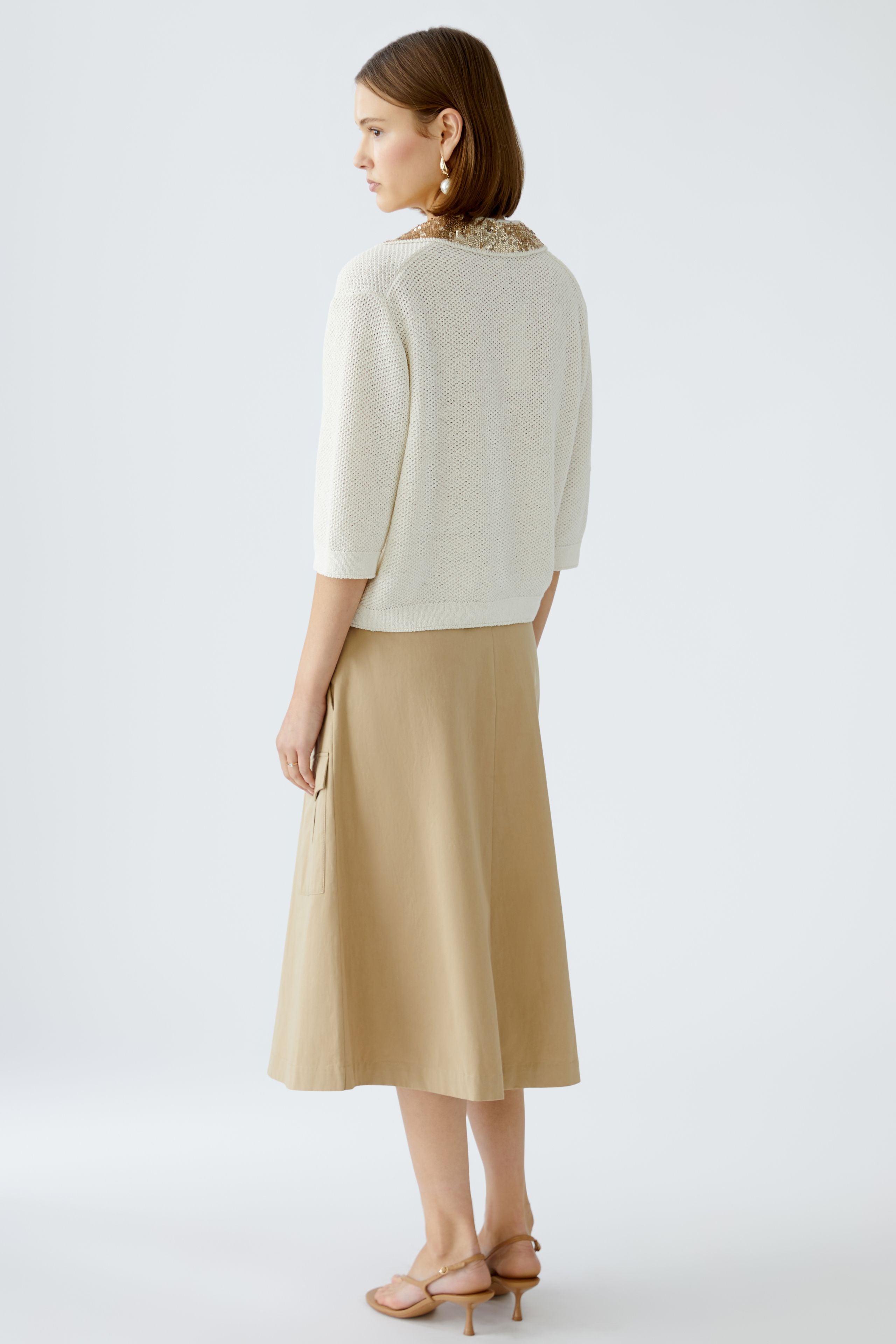 Collared Jumper - Cream