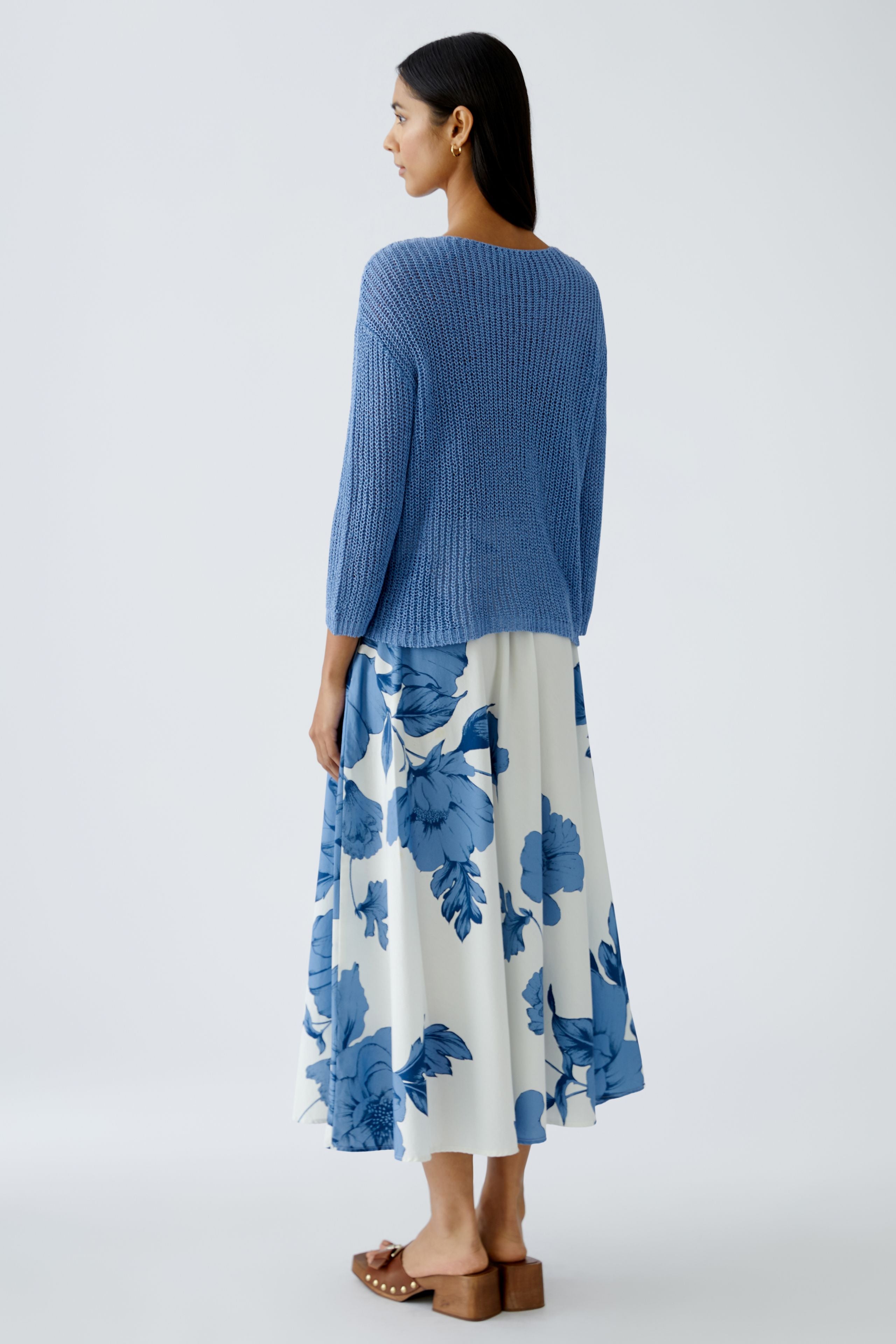 Knitted Jumper - Ocean Blue