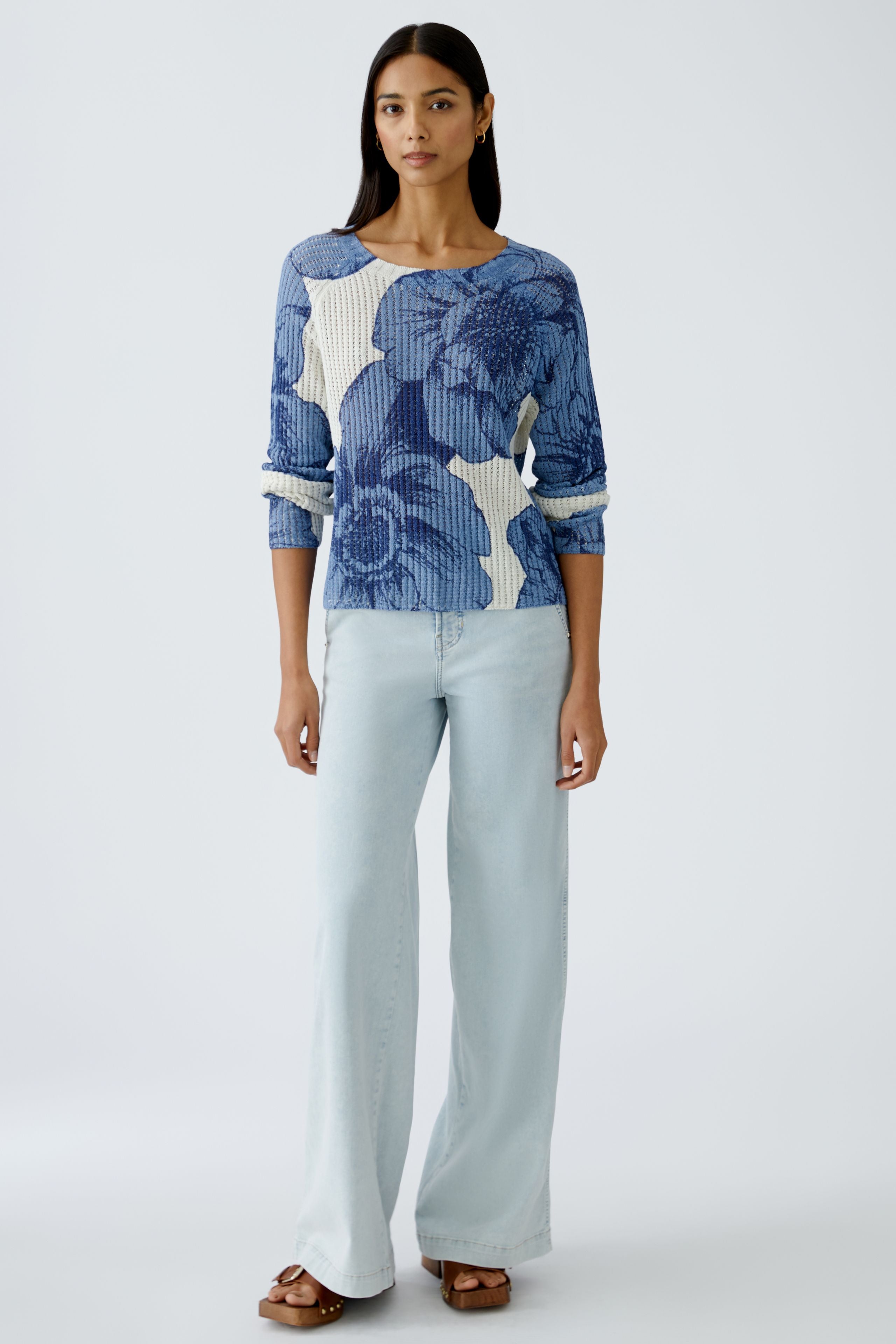 Floral Jumper - Blue