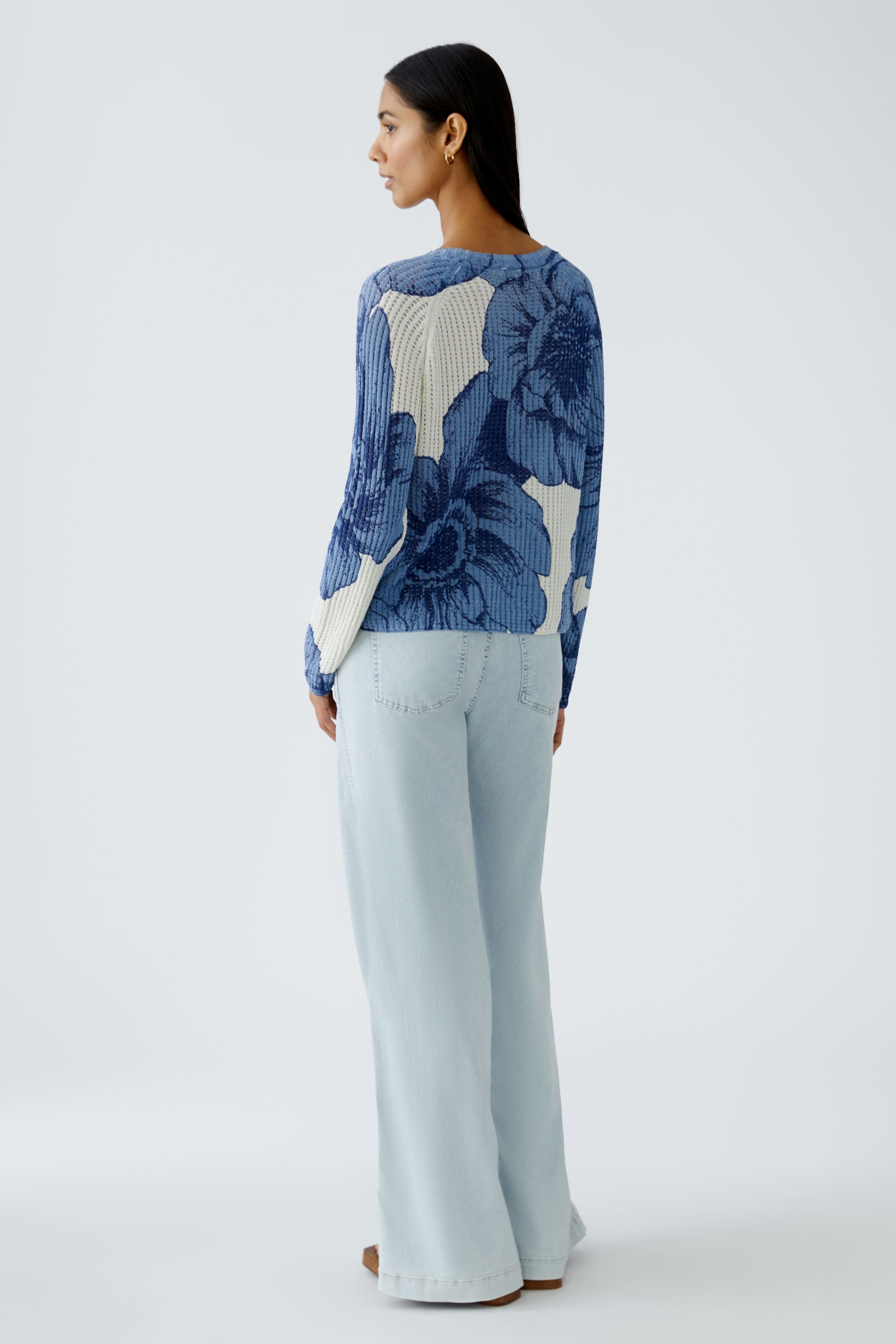 Floral Jumper - Blue