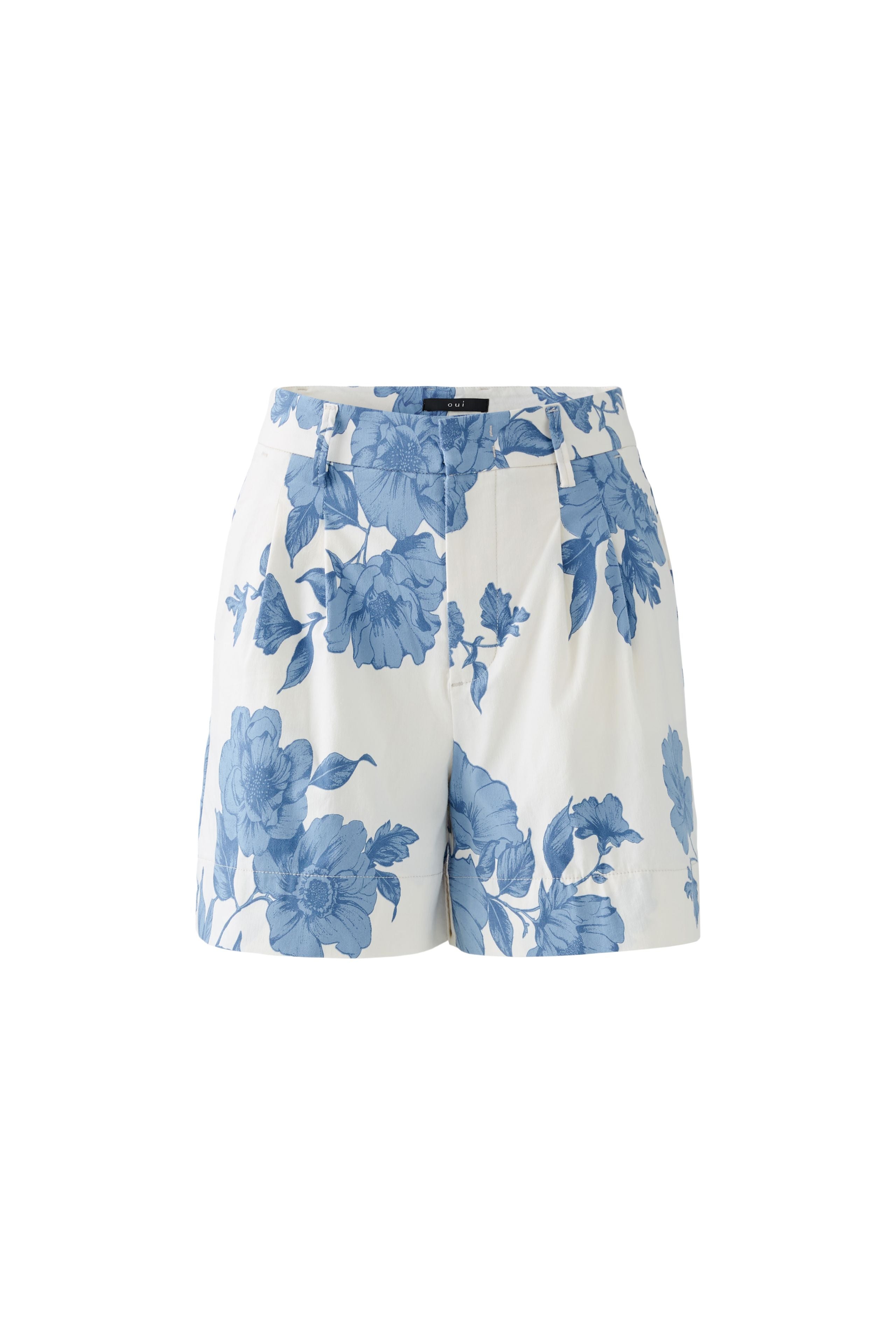 Floral Shorts - White/Blue
