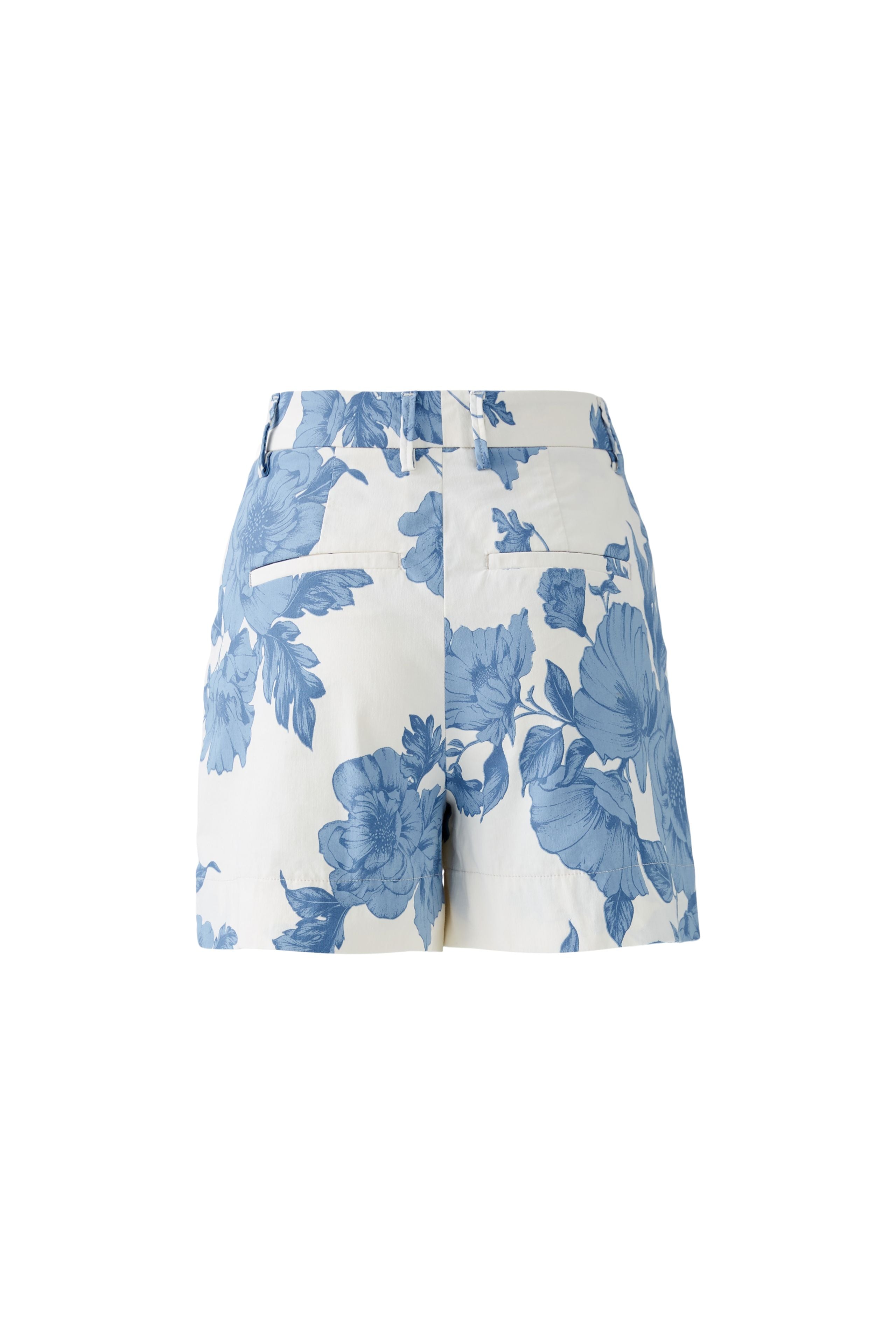 Floral Shorts - White/Blue