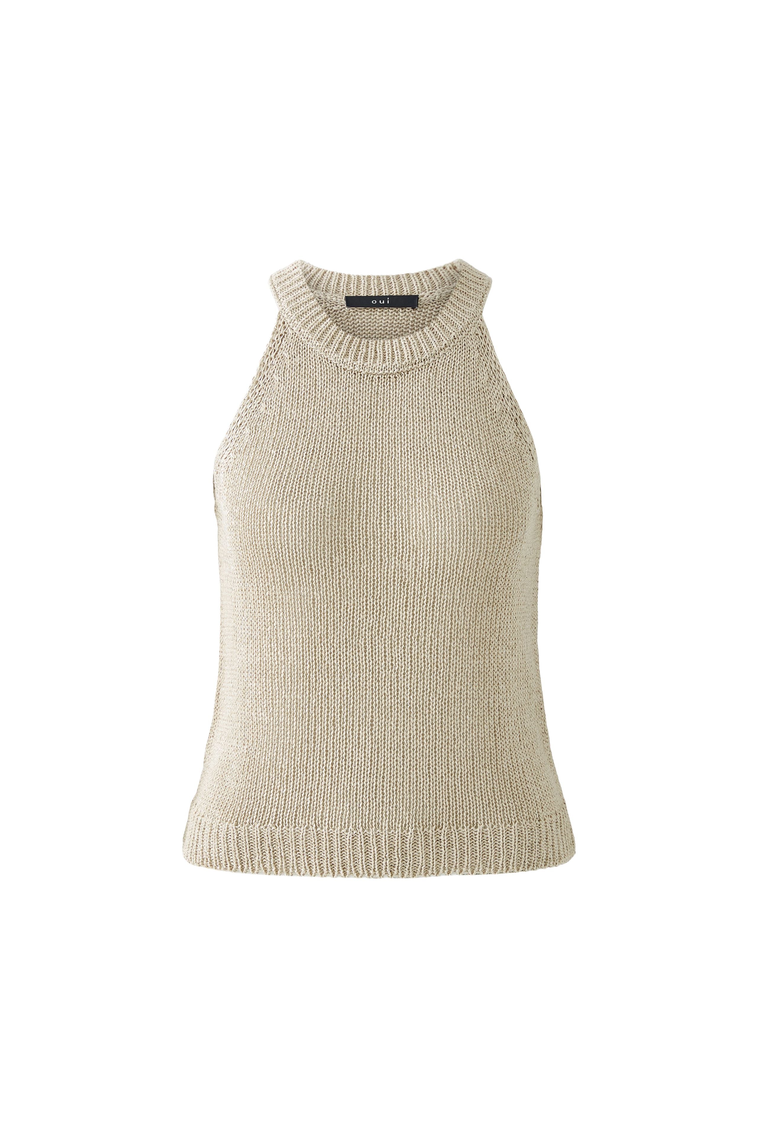 Knitted Vest - Sand