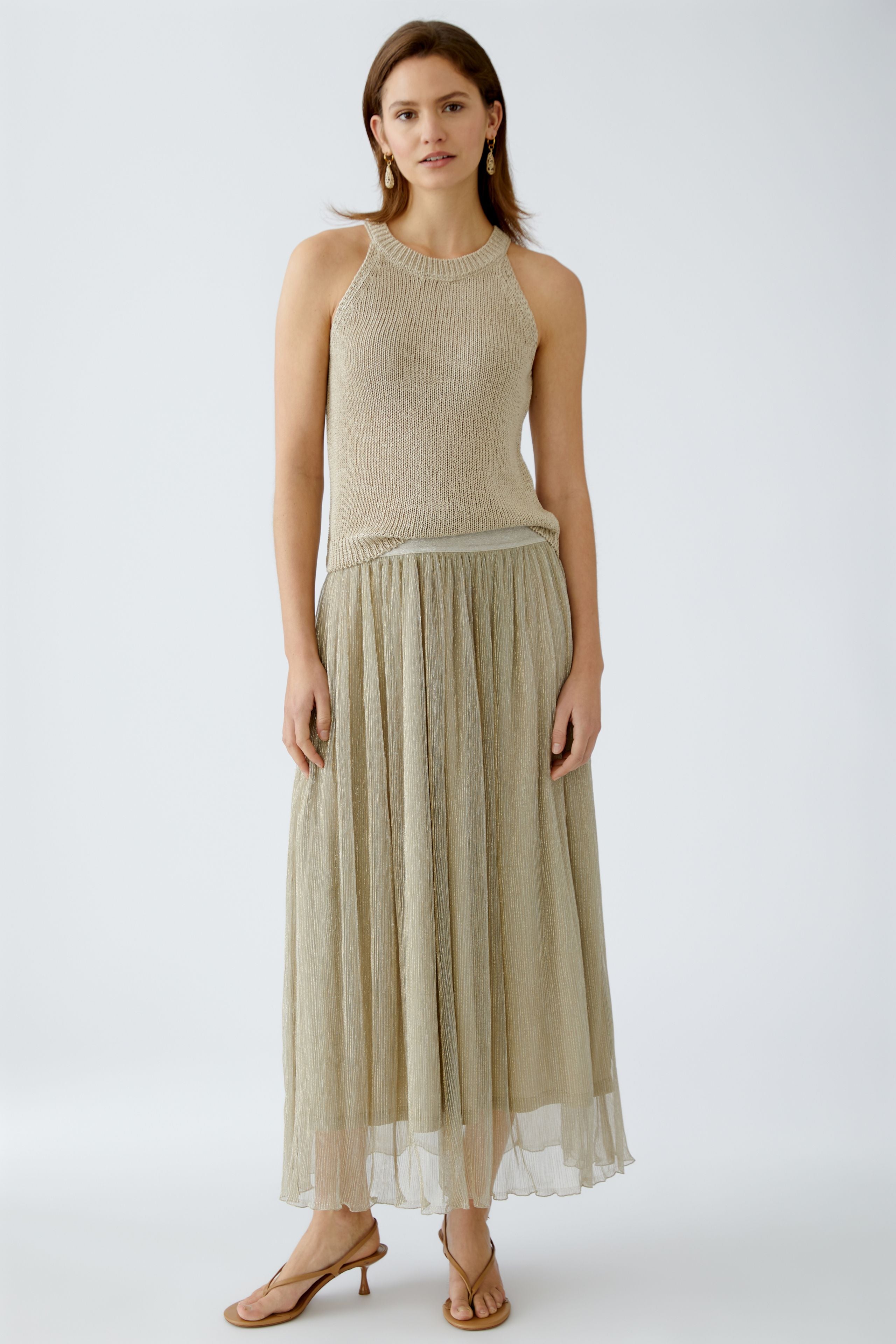 Knitted Vest - Sand