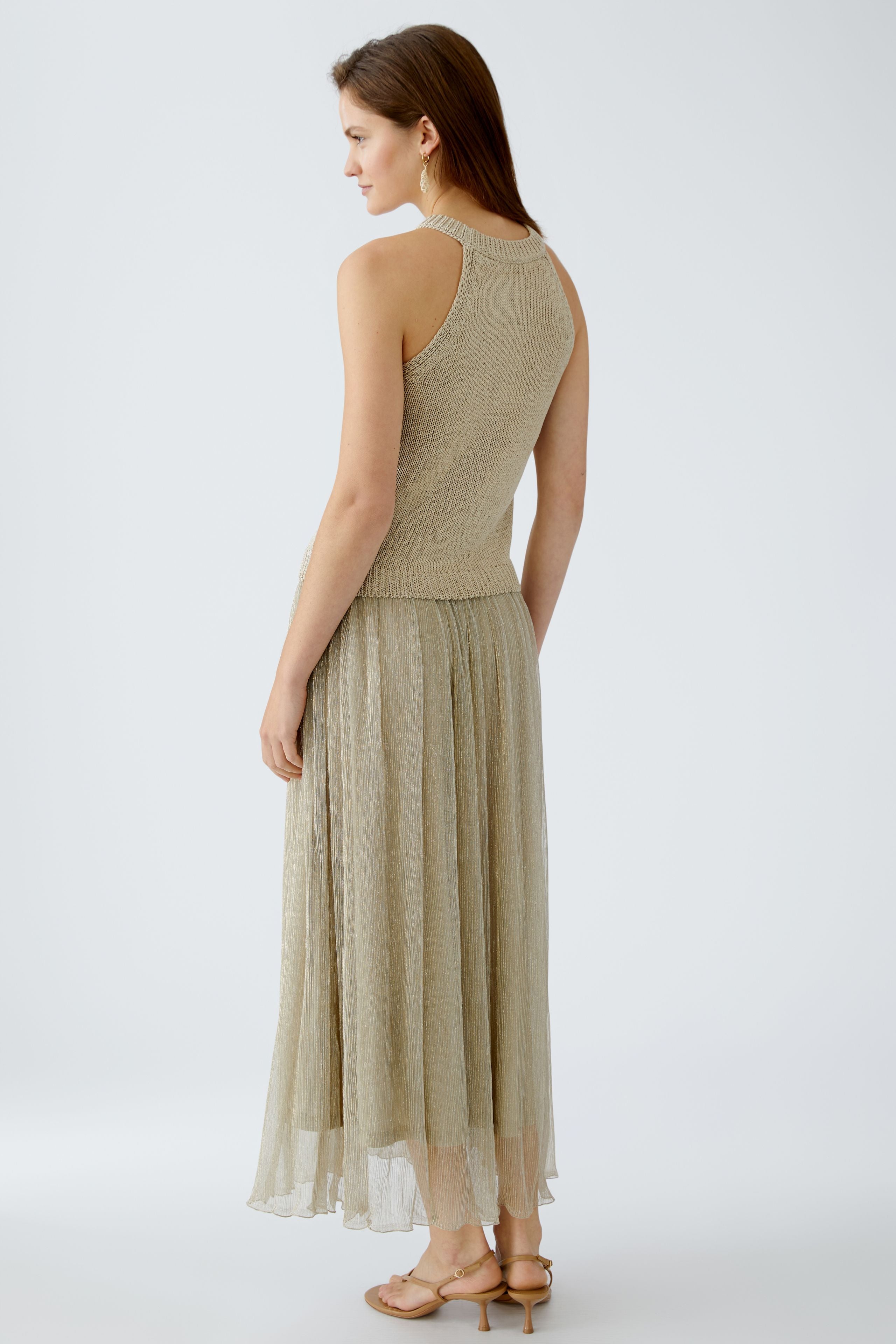 Knitted Vest - Sand