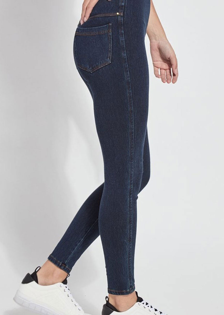 Pocket Detail Legging in Indigo Denim