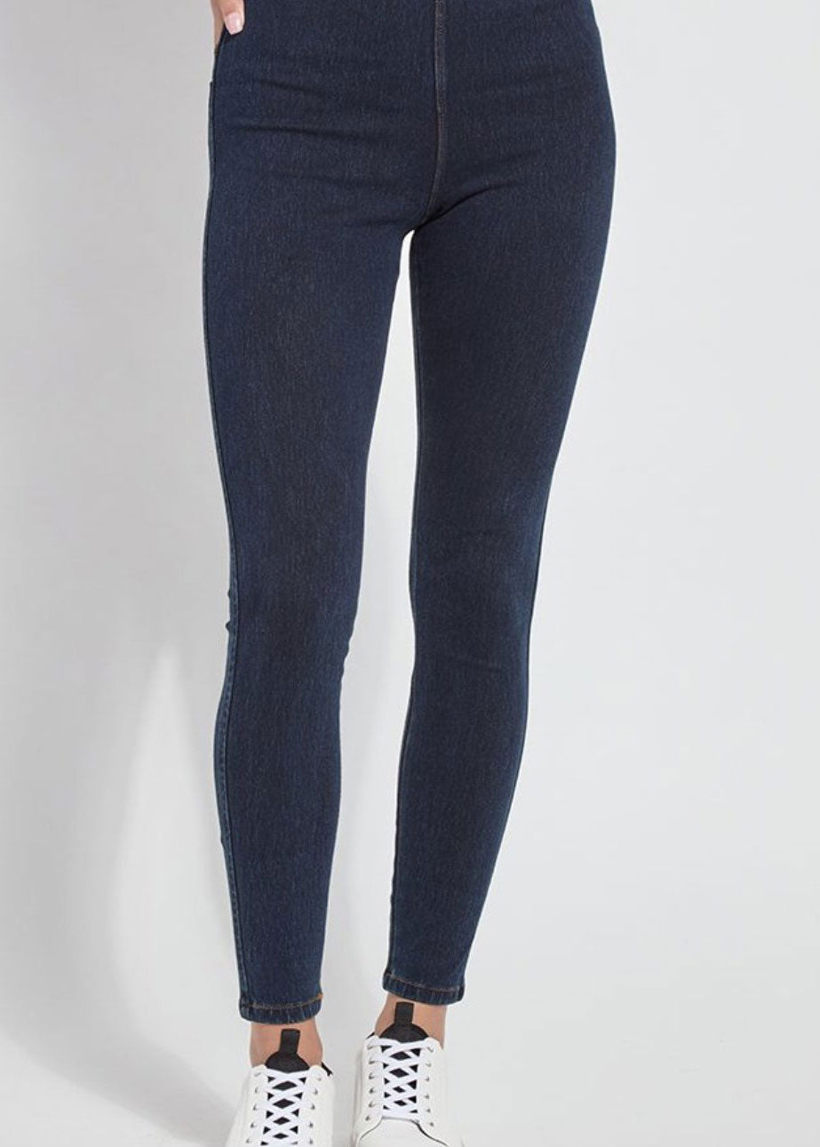 Pocket Detail Legging in Indigo Denim